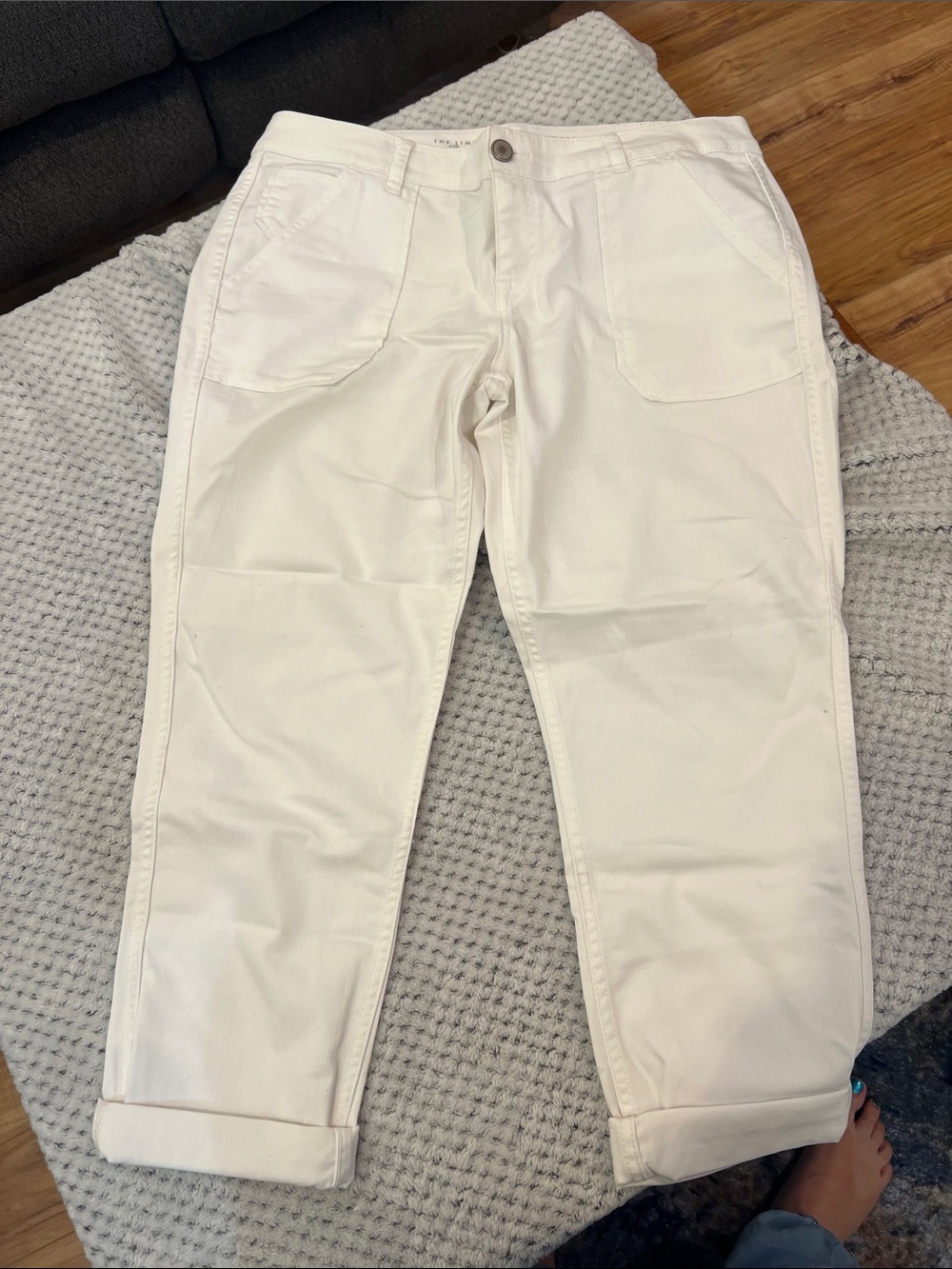 Women’s White boyfriend Jean